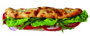 №753 / Панини с овощами и рукколой