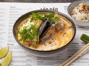 Тайское карри с морепродуктами
